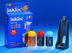 INK TEC HPI-8623C refill kit 20ml*3 (Color Copier 140/145/150/155/160/170/260/270 DeskJet 700/800 series Deskjet 1120/1125 OfficeJetPro 1170/Pro 1175) color 