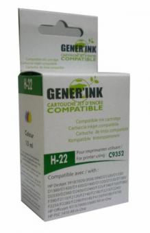 LAMA FRANCE HP C9352-CL Nr 22, 3 times more ink than the OEM, HJC352 