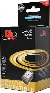 Uprint, CANON PG-40, CJ40UP, UP-C-40B For PIXMA MP150, MP160, MP170, MP180, MP210, MP220, MP450, MP460, MX300, MX310, iP2200, iP1600, iP1700, iP1800, iP2500, iP2600, iP6210D, Ip6220d 
