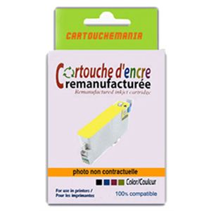 LAMA FRANCE inkjet cartridge replaces EPSON T0444 cartridge, (Stylus C64, Stylus C84, Stylus C84N, Stylus C84WN, Stylus CX6400, Stylus CX6600, Stylus C86, Stylus C66, Stylus CX3650) Yellow, EJ84Y (T0444) 