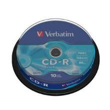 Verbatim CD-R 43437 52x EP DL 10pk Cake box 