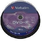 Verbatim DVD+R 43498 16x 4.7GB 10pk cake box 