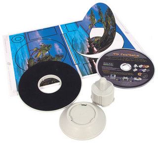 MANHATTAN, CD label cutter + 40 CD label stickers + software. 430913 