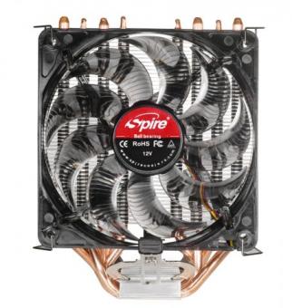 SPIRE CPU Cooler CoolGate, Supports 1156 / 1366 / 754 / 940 / 775 / 939 / AM2 / AM3 / AMD FM1 / AMD FM2  sockets, SP996S1-V1-PWM 