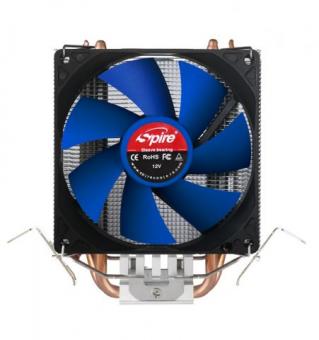 SPIRE CPU Cooler Kepler Rev.2, Supports INTEL S115x/1150/1151/1155/1156/775/2011/1366 and AMD AM2/3/FM1 sockets, SP985S1-V2 