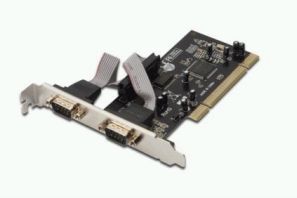 DIGITUS Serial I/O, 2-Port, PCI Add-On Card, 2 X DB9 M, Slot Bracket MCS9865 chipset, DS-33003 