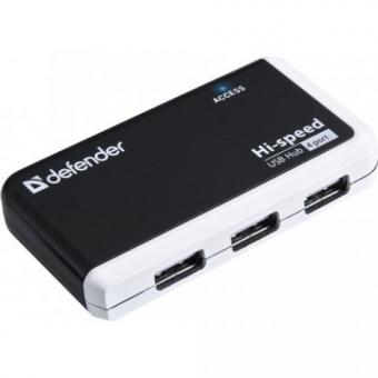 DEFENDER USB HUB mini 4 ports, USB 2.0, QUADRO-INFIX 
