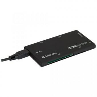DEFENDER USB 2.0 external card reader, blister packing, Superior Slim 