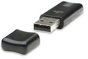 MANHATTAN Bluetooth Adapter, Hi-Speed USB 2.0, Class 2 + EDR, Range 10m, 179058 