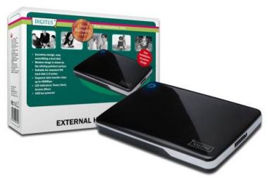 DIGITUS External Enclosure 2.5, USB 2.0, for IDE HDD 2.5,Black, DA-71001 
