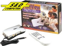 PixelView PlayTV USB pro,  TV tuner, FM radio, Teletext, Motion capture, Remote control, Win98/Win2000 drivers 