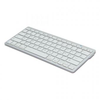 Ednet Keyboard,bluetooth, Full size, white, 86275 
