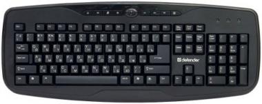 DEFENDER Wired MATADOR multimedia  keyboard Defender Episode, USB, Black KM550B , 45097 