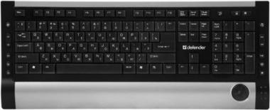 DEFENDER Multimedia keyboard Solo 850,US/RUS, USB, KM850G 45070 