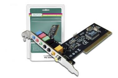 DIGITUS  7.1 Channel Sound card, PCI Add-on card, 32 bit PCI sound quality Vt1723 6ch chipset, DS-33700-1 