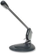 MANHATTAN Desktop Microphone Adjustable boom, Black, 176590 