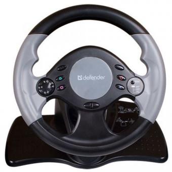 DEFENDER Racing wheel Defender EXTREME-TURBO, with pedals, USB, DEF-EXTREME-TURBO 