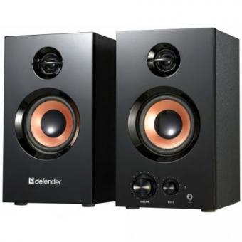 DEFENDER High End 2.0 Speaker System, 2x10W (RMS), treble, bass, wooden cabinet, SPK-AURORA-S20 