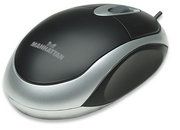 MANHATTAN MINI Scroll Mouse USB, optical, Black/Silver MH1 176927 