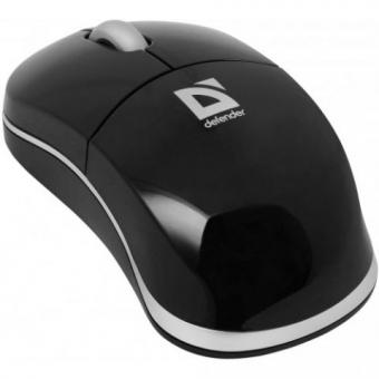 DEFENDER "KIDDO" Wireless optical mouse, 2 buttons + 1 scroll, 1000dpi, USB, Black, K105BU 