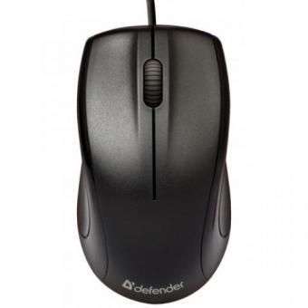 DEFENDER Mouse, black, optical, PS/2, Optimum MB-150, 4714033521505 