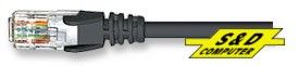 INTELLINET  UTP LAN cable, patch, 2.0m, black, 2xRJ45, 320757 