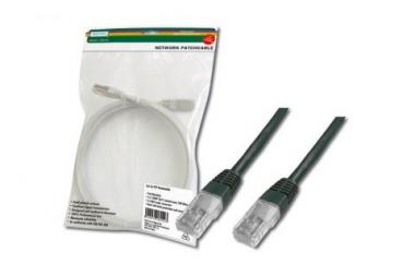 DIGITUS  UTP LAN cable, patch, 3.0m, Black, 2xRJ45, DK-1511-030/BLACK 