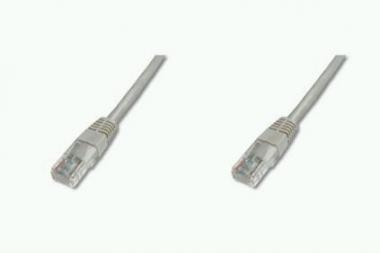 ASSMANN  UTP LAN cable, Ecoline  patch, 20.0m, grey, 2xRJ45,  AK-1512-200 