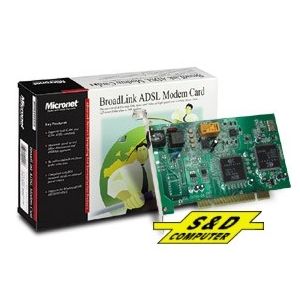 MICRONET SP950  10 Mbps Ethernet PCI Adapter, with phone jacks for 1 Mbps phone-line based Home Networking 