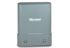 MICRONET SP9015, WLAN Outdoor CPE Access Point, 150 Mbps, Embedded 18dBi Panel Antenna 