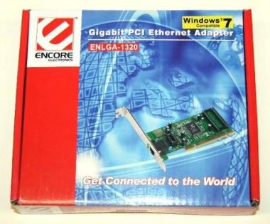 ENCORE PCI fast Ethernet Card 10/100/1000Mbps, Realtek chipset, ENLGA-1320 