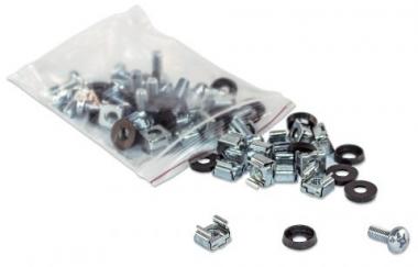 INTELLINET M 6 Cage Nut Set, 50 pieces, for 19" cabinets, 711081 