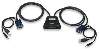 INTELLINET MINI KVM SWITCH 2-PORT USB.Audio Support , 524599 