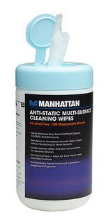 MANHATTAN Anti-Static Multi-Surface Cleaning Wipes (100vnt), 433105 