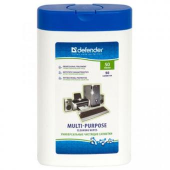 DEFENDER Cleaning wipes for notebooks, in tub, 100 pcs, CLN30101 