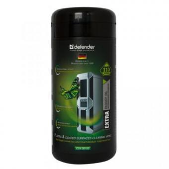 DEFENDER Universal cleaning wipes for computer and office equipment, in tub, 110 pcs, CLN30100 