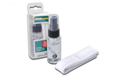 DIGITUS Cleaning set for iPad, iPod, iPhone and others, 30ml sensitive cleaner with microfibre cloth, DA-50150 