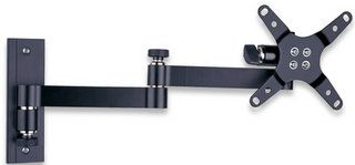 MANHATTAN Universal Flat-Panel TV Articulating Wall Mount,Double arm supports one 13¦ to 30¦ television, 423670 