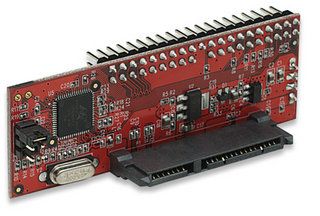 MANHATTAN SATA 300 to IDE Converter, Converts any SATA 300 Drive to an IDE Controller, 158282 