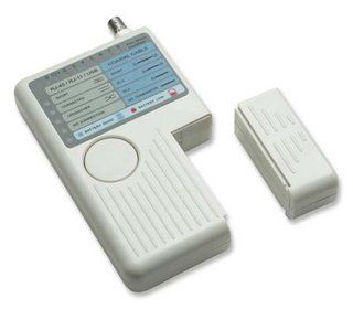 INTELLINET 4-in-1 Cable Tester, RJ-11, RJ-45, USB and BNC, 351911 