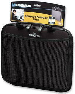 MANHATTAN Notebook sleeve bag, up to 12.1", black, 438957 
