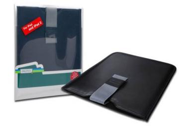 DIGITUS Leather Sleeve for iPad, Suitable for Tablet PC size up to 9.7", DA-14001, 4016032295969 