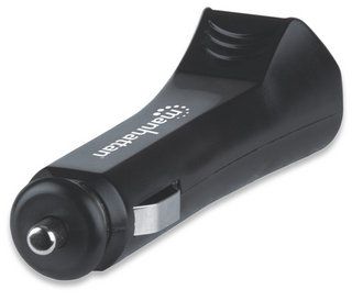 MANHATTAN Converts a cigarette lighter socket into USB Mobile Charger, 2 x USB, 101721, 766623101721 