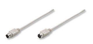MANHATTAN, Keyboard extension cable, 2.0m PS/2, 302531, 770552,ICOC 08-CU-S-N 