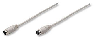 MANHATTAN, Keyboard extension cable 7.5 m,  PS/2, Mini-DIN 6M to Mini-DIN 6F, 309547 