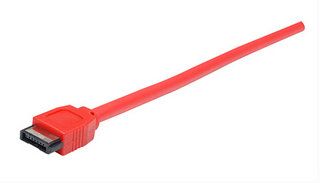 MANHATTAN External SATA Data Cable, eSATA, L-Type, Red, 1m, 374385 