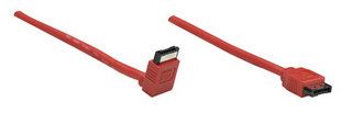 MANHATTAN  HDD SATA L-type CABLE 1 DEVICE, 0.5m, red 305808 