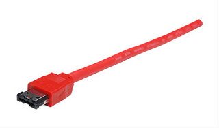 MANHATTAN External SATA Data Cable, eSATA, I-Type, Red, 1m, 374903 