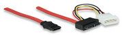 MANHATTAN Slimline 7+6 Pin SATA Male / 7 Pin SATA Male / 4 Pin 5 V , 308137 