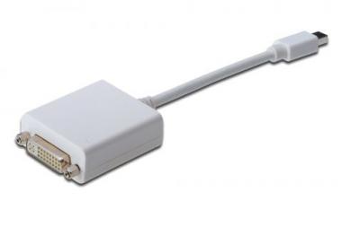 ASSMANN DisplayPort adapter cable, mini DP/M - DVI-D(24+5)/F, AK-340406-001-W 